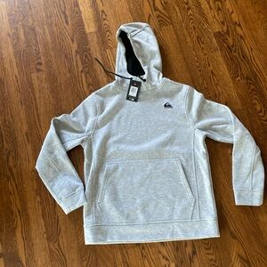 NWT Quiksilver Men's Gray Hoodie size M sweatshirt